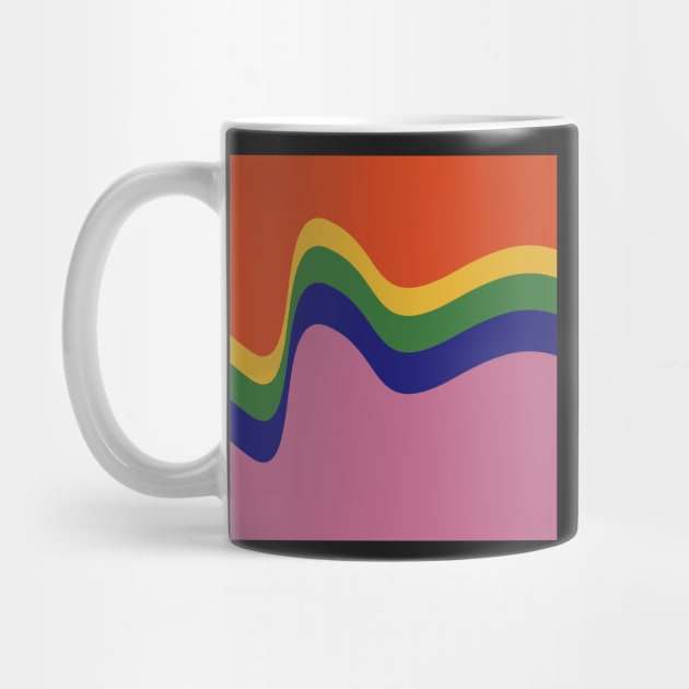 70s wave by AllPrintsAndArt